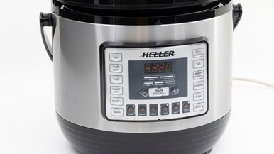 Heller HPC1000 6L Electric Digital Slow Pressure Cooker Stainless Steel