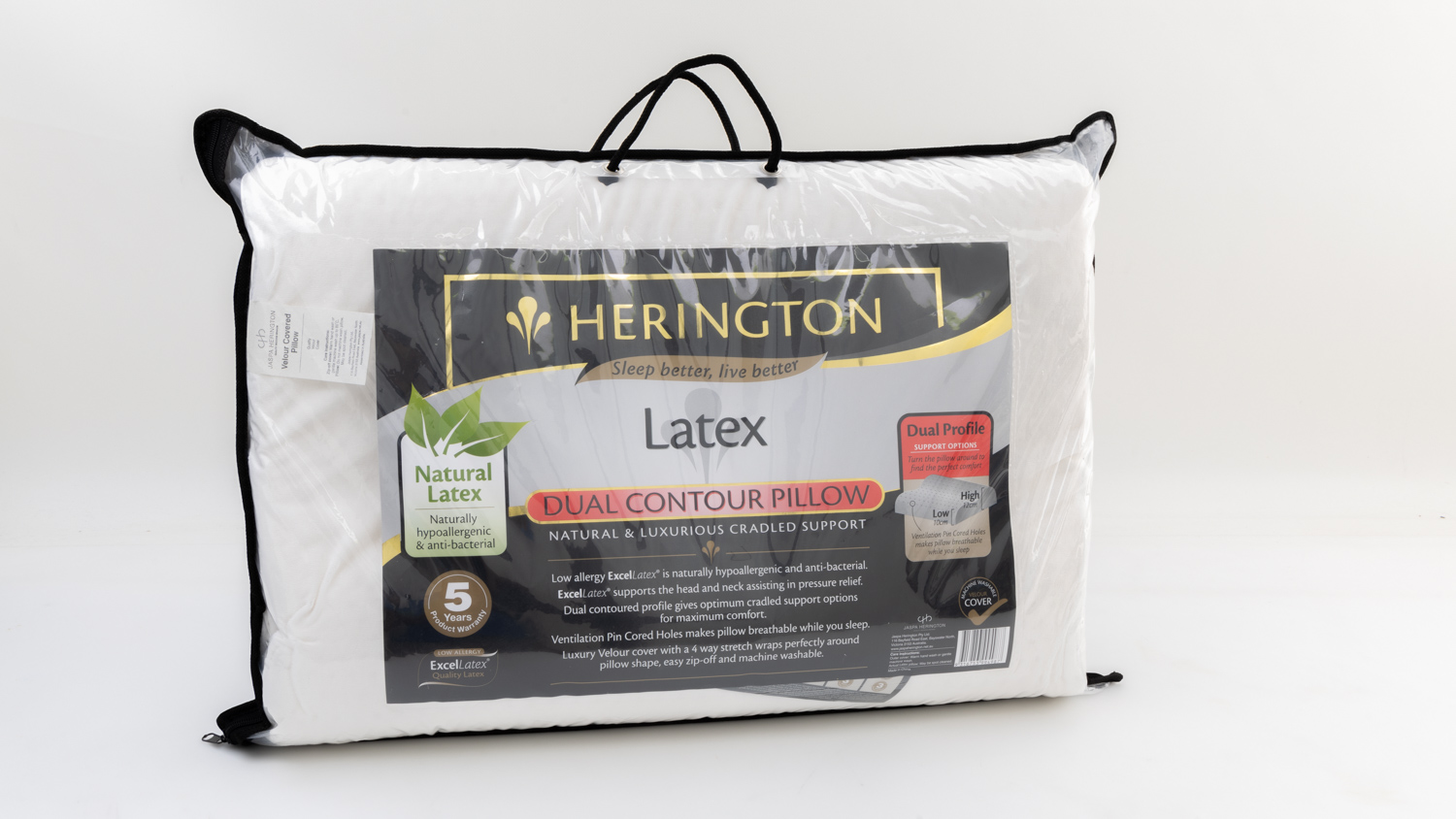 Herington Latex Dual Contour Pillow carousel image