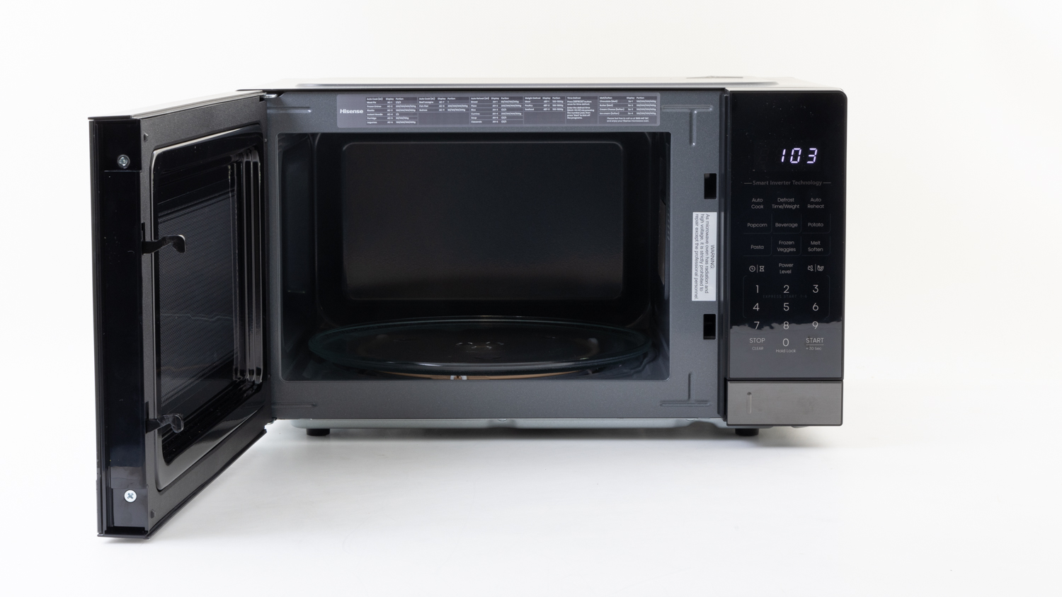 Hisense 1100W Smart Inverter Microwave Dark Stainless Steel HMAS3411DSV