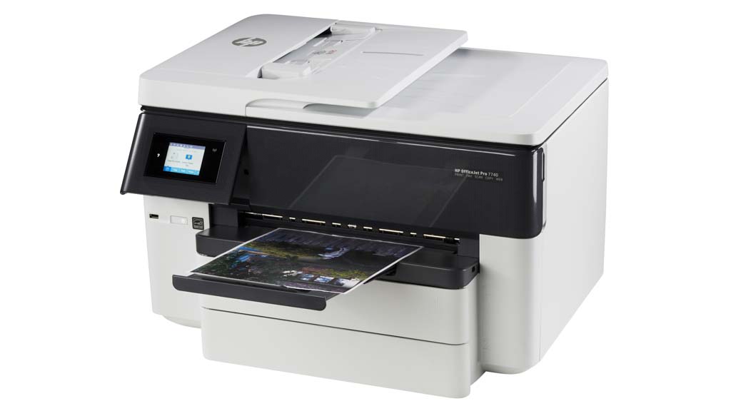 Hp officejet pro 7740 замена картриджа