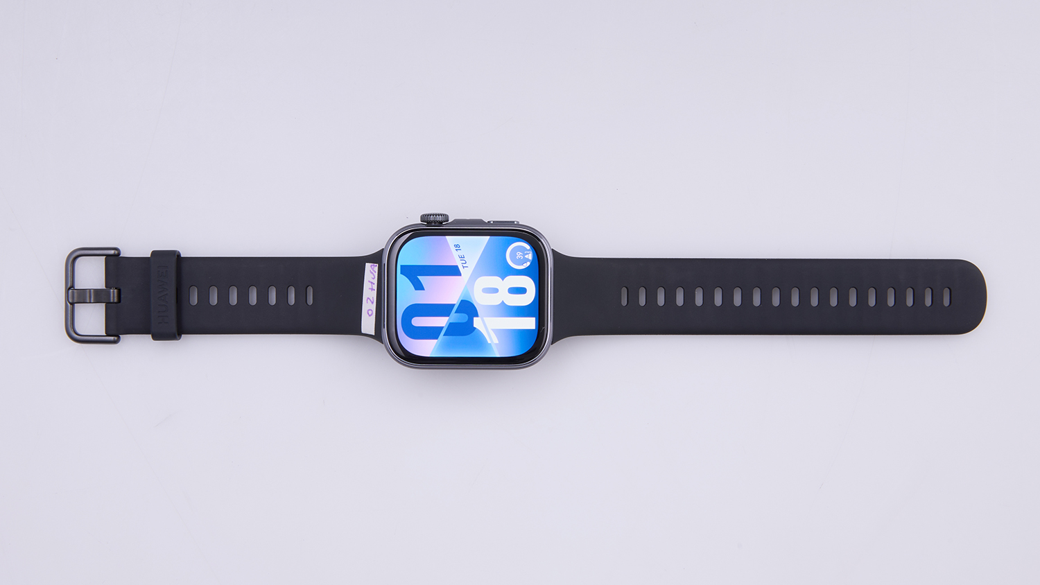 Huawei Watch Fit 4 Matt Black Aluminium Case (Black Fluoroelastomer Strap)