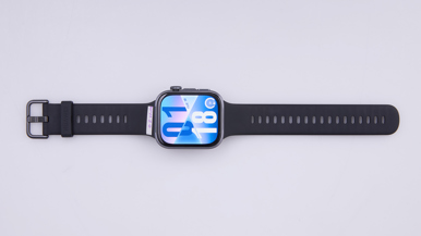 Huawei Watch Fit 4 Matt Black Aluminium Case (Black Fluoroelastomer Strap)