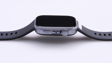 Huawei Watch Fit 4 Matt Black Aluminium Case (Black Fluoroelastomer Strap)