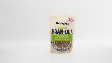 Hubbards Crunchy Bran-Ola Almond & Chia with Pre + Probiotics