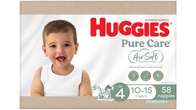 Huggies Ultimate Nappies Pure Care Size 4