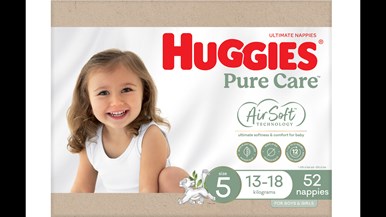 Huggies Ultimate Nappies Pure Care Size 5