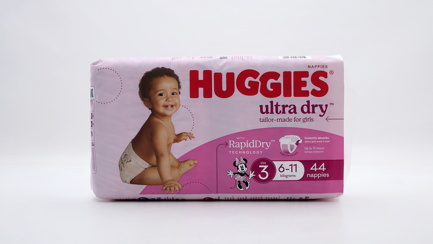 Huggies Ultra Dry Girls Crawler size 3