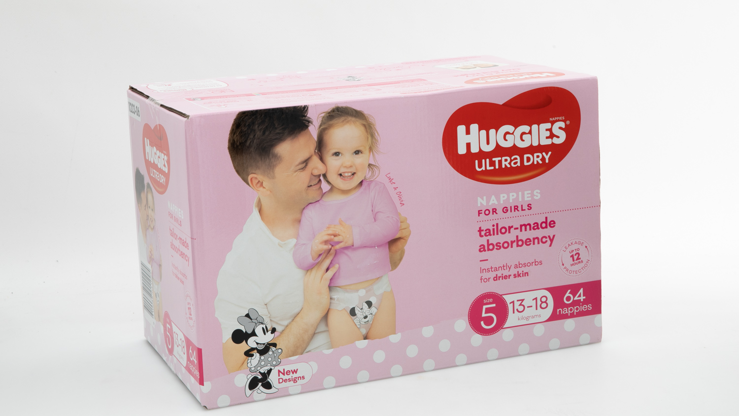 Huggies Ultra Dry Nappies for Girls Size 5 carousel image