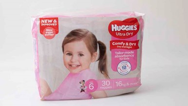 huggies girls size 5