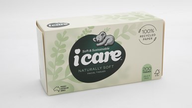 iCare Naturally Soft Facial Tissues 200 tissues