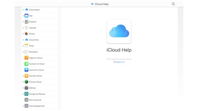 iCloud Drive Online storage