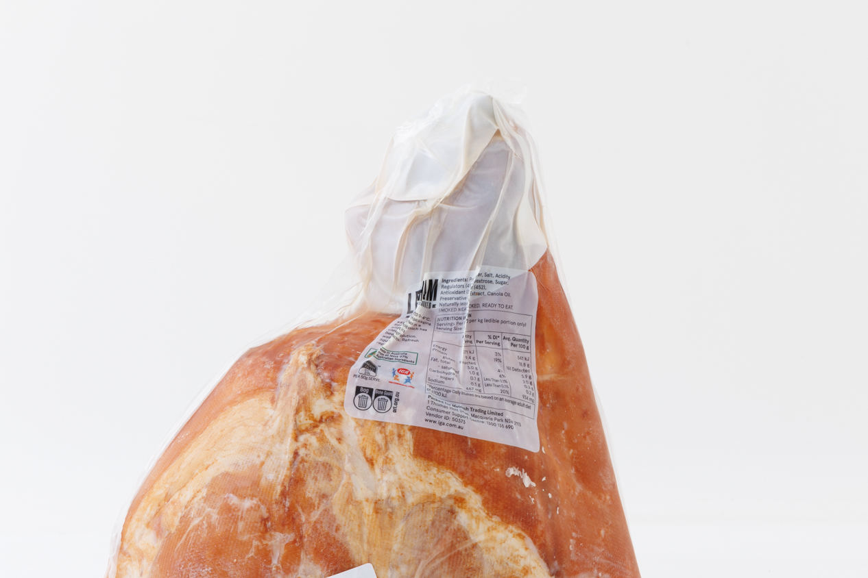 IGA Naturally Smoked Leg Ham Bone In Fully Cooked