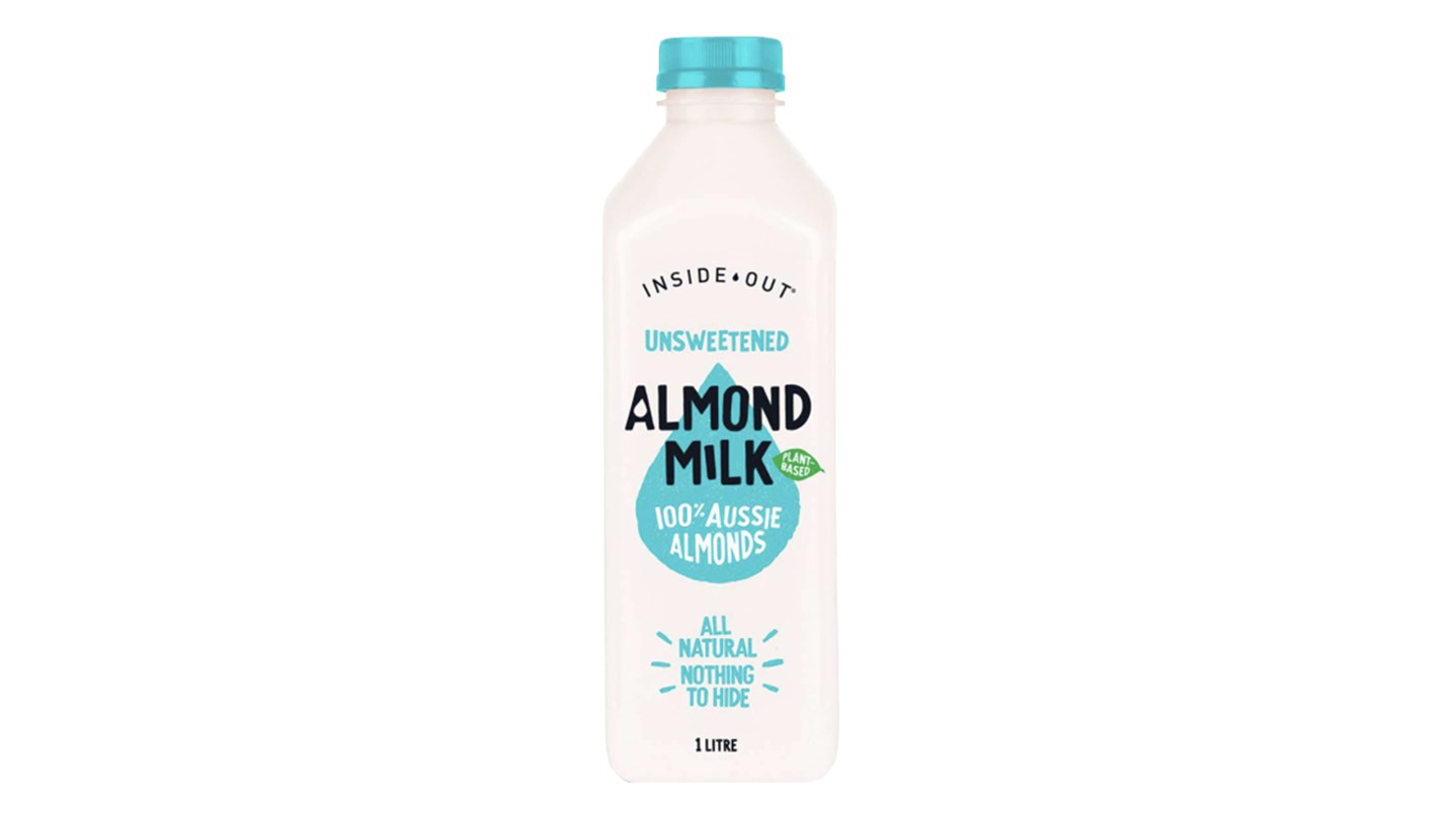 Inside Out Unsweetened Almond Milk Review Almond milk comparison CHOICE