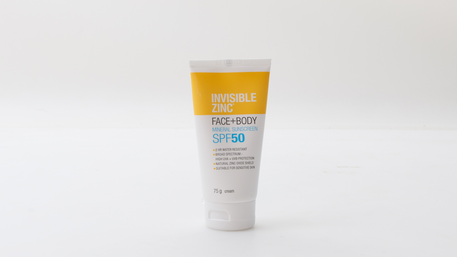 Invisible Zinc Face + Body Mineral Sunscreen SPF 50 75g