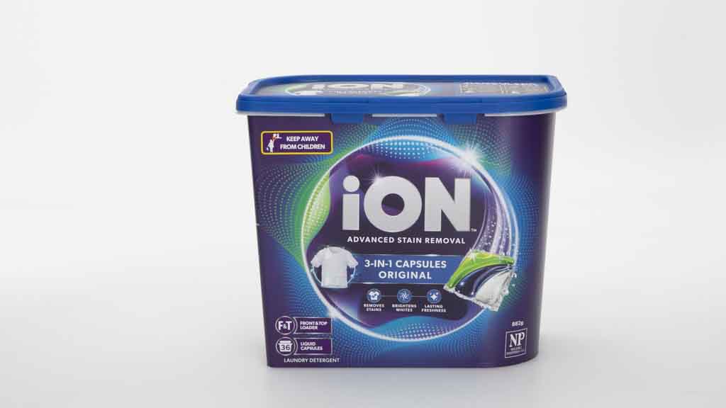 Ion Laundry Capsules Original Front Review Laundry detergent CHOICE