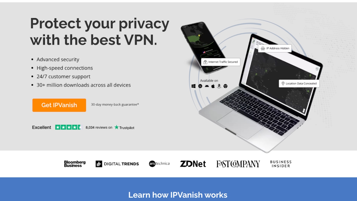 IPVanish Review VPN service CHOICE