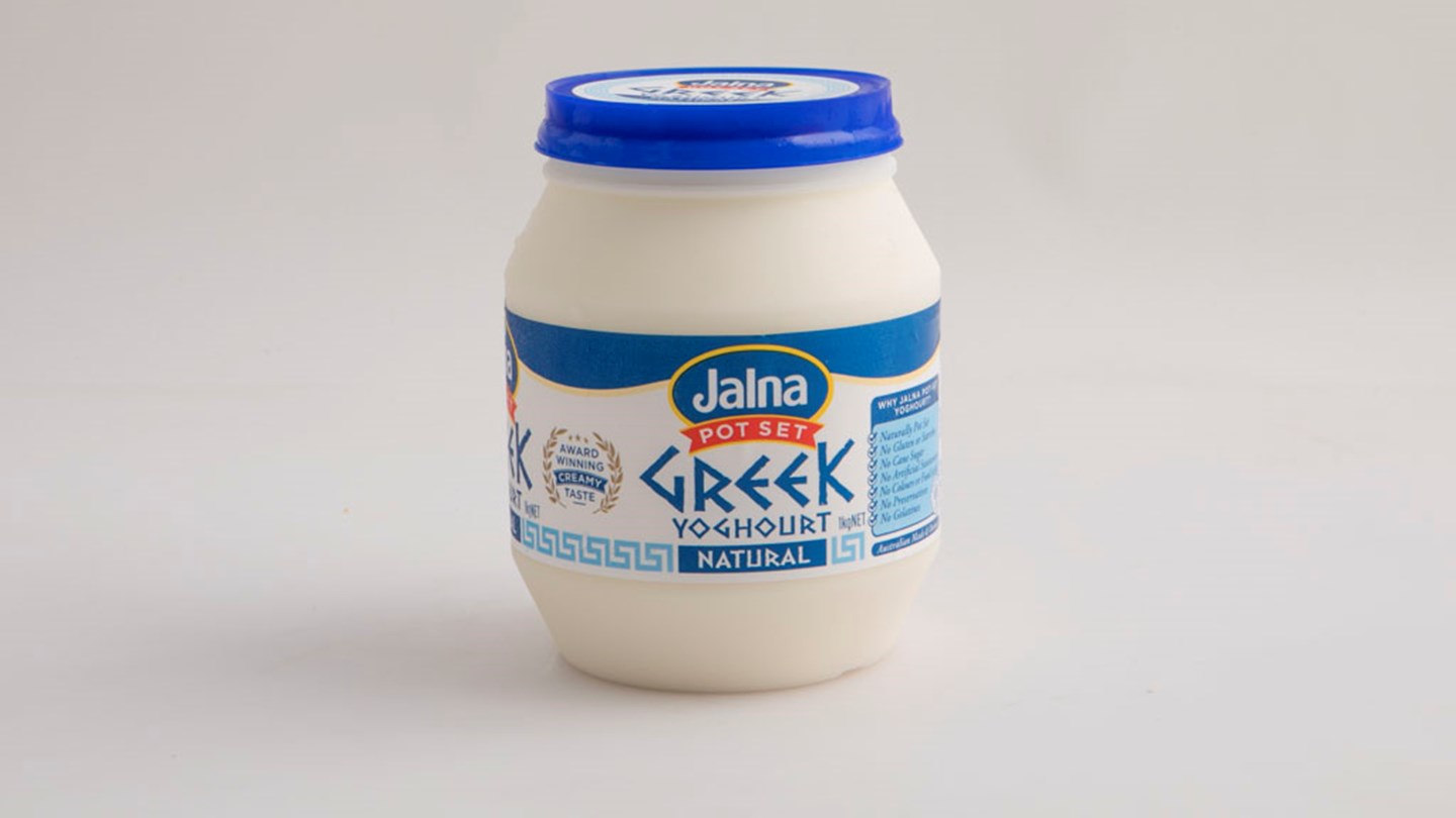 Jalna Pot Set Greek Yoghourt Low Fat Review Greek yoghurt CHOICE
