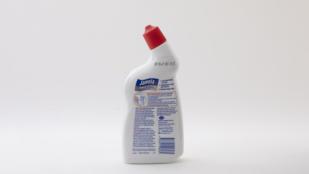 Janola Power Clean Toilet Bleach Gel Toilet cleaner reviews CHOICE