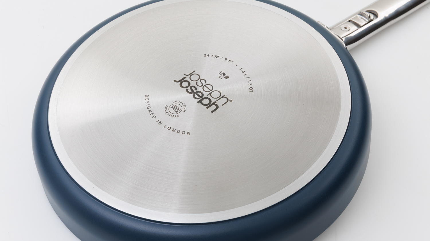 Joseph Joseph Space Folding Handle Ceramic Non-stick 24cm Blue Frying Pan