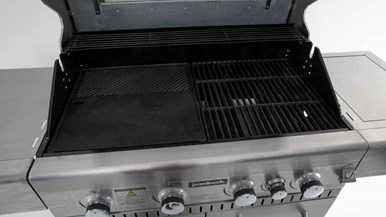 Jumbuck 4 Burner Hooded Comet Plus BBQ with Side Burner I/N: 0036336