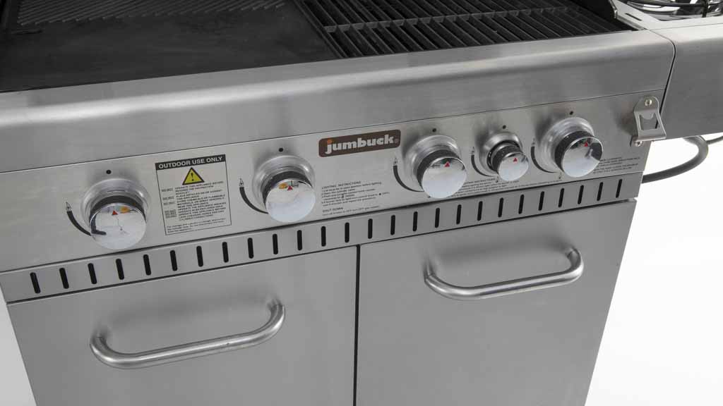 Jumbuck 4 Burner Hooded Comet Plus BBQ with Side Burner I/N: 0036336