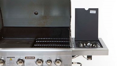 Jumbuck 4 Burner Hooded Stardom BBQ with side burner