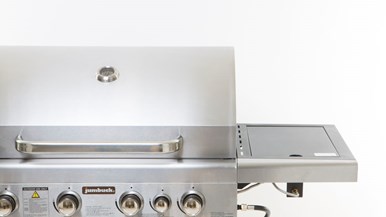 Jumbuck 4 Burner Hooded Stardom BBQ with side burner