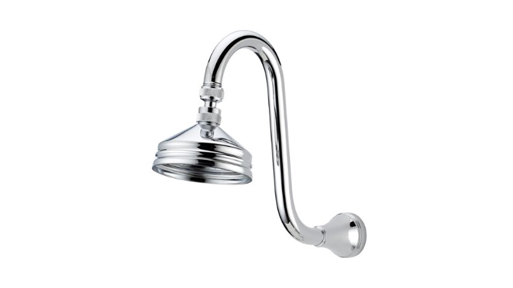 Kado Kado Era Gooseneck Shower Arm & Rose Chrome 9507551