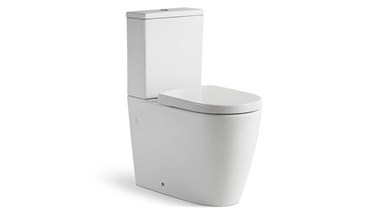 Kado Lux Close Coupled Back To Wall Rimless Overheight Bottom Inlet Toilet Suite with Soft Close Quick Release Seat