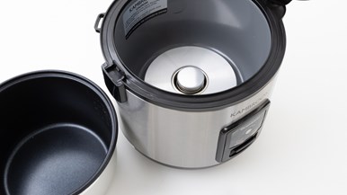 Kambrook 5 cup rice master rice cooker u0026 steamer KRC405BSS
