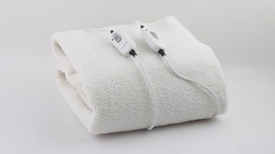 Kambrook Dream Master Double Queen Fitted Fleecy Heated Blanket KEB535WHT