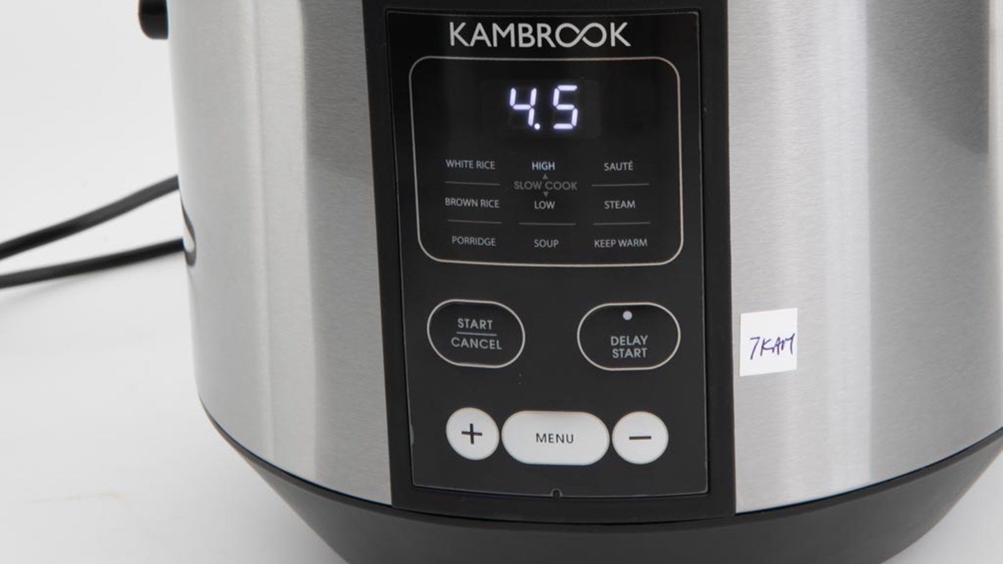 Kambrook Health Steam PLUS Multi Cooker KMC655BSS Review Slow cooker