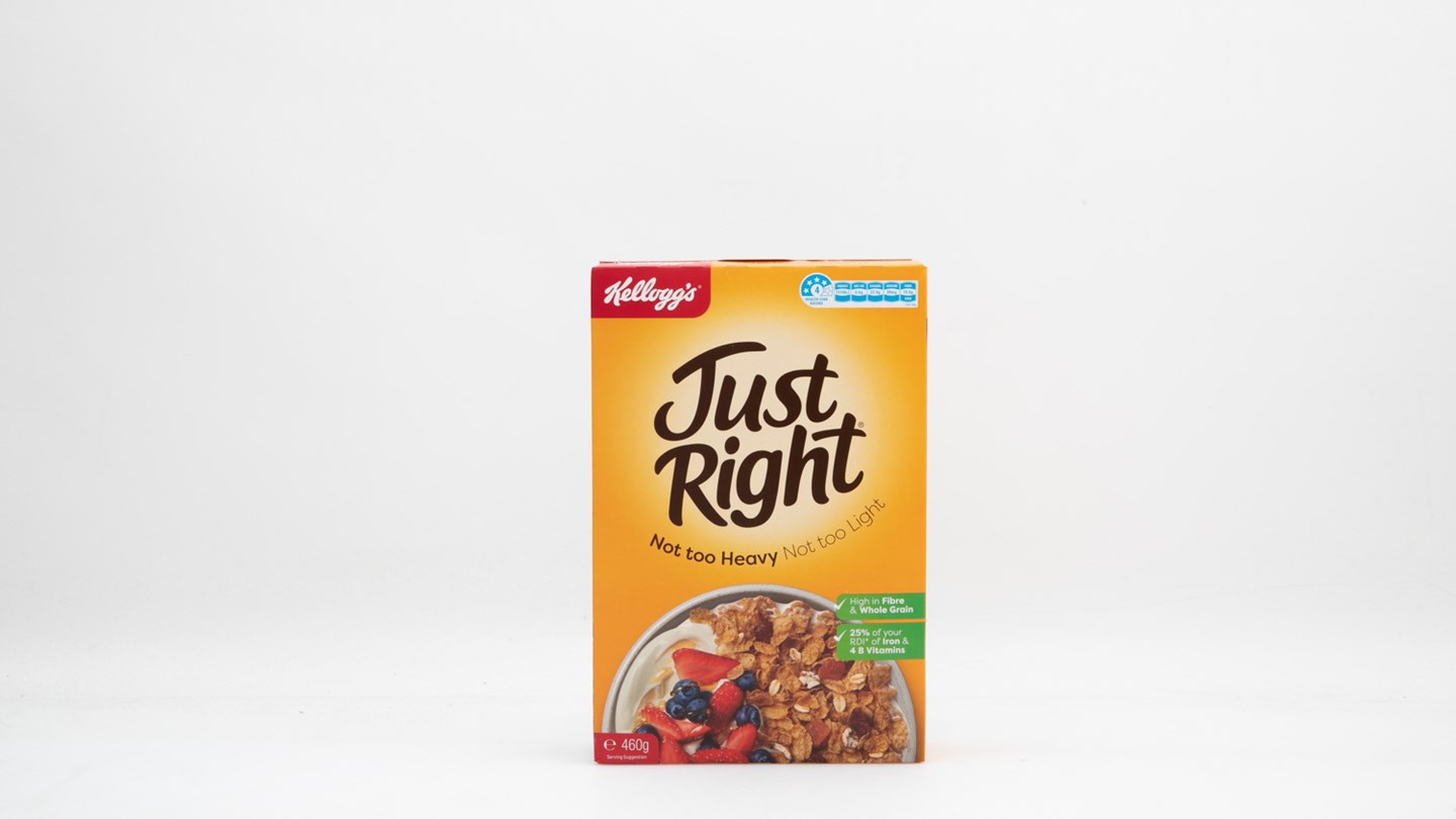 Kellogg's Just Right Fusion Cranberry & Apple Review Breakfast