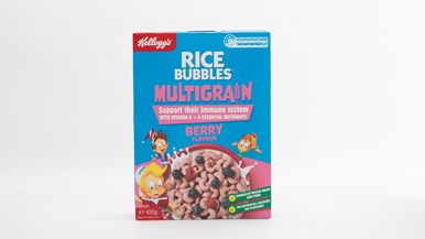 Kellogg's Rice Bubbles Multigrain Berry Flavour