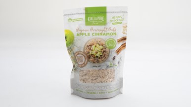 Kialla Pure Organics Overnight Oats Apple Cinnamon