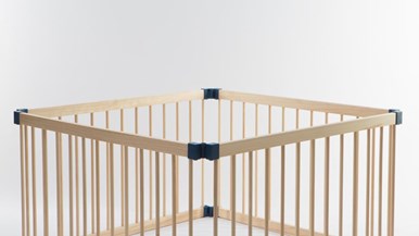 Kiddy Cots Link 100 Wooden