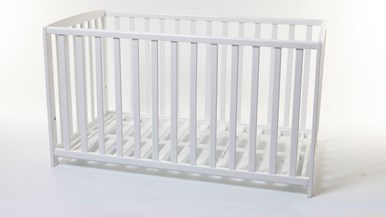 Kidsu0026Co White Wooden Cot 42435075