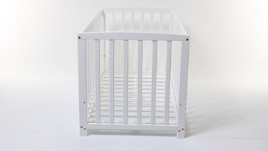 Kidsu0026Co White Wooden Cot 42435075