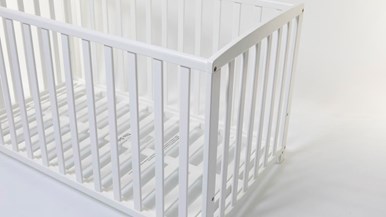 Kidsu0026Co White Wooden Cot 42435075