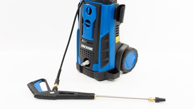 Kincrome 2400W 2800PSI 10m Anti-Kink Hose u0026 Reel Electric High-Pressure Washer