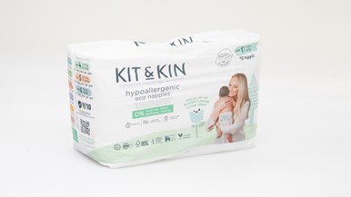 Kit & Kin Hypoallergenic Eco Nappies Size 1