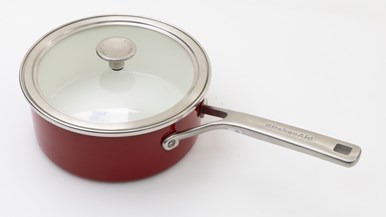 KitchenAid Luxury Steel Core Enamel 20cm Covered Saucepan 2.4Ltr