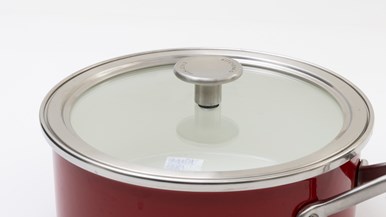 KitchenAid Luxury Steel Core Enamel 20cm Covered Saucepan 2.4Ltr
