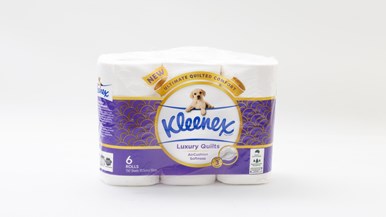 Kleenex Luxury Quilts AirCushion Softness