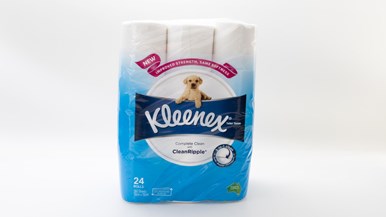 Kleenex Toilet Tissue Complete Clean with CleanRipple