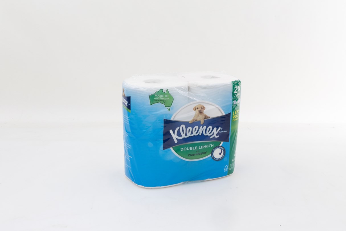 Kleenex Toilet Tissue Double Length with CleanRipple Review Toilet