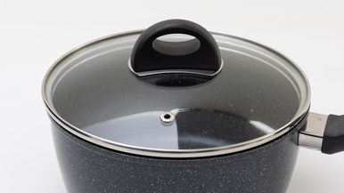Kmart Anko 20cm Aluminium Saucepan - Stone Grey