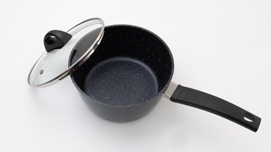 Kmart Anko 20cm Aluminium Saucepan - Stone Grey