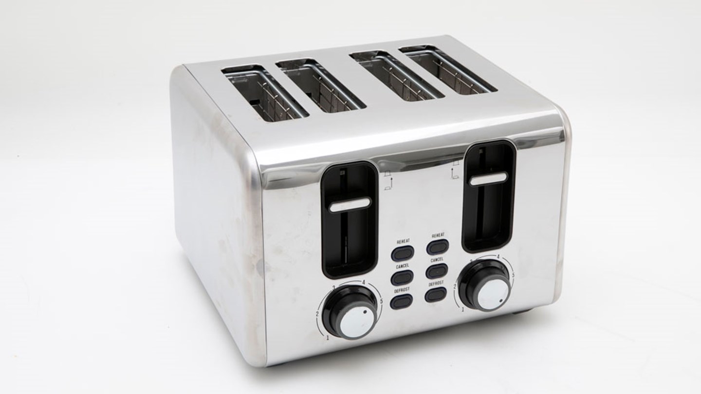 Kmart Anko 4 Slice Stainless Steel Toaster LD-T7021B carousel image