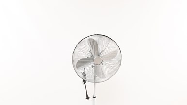 Kmart Anko 40cm Chrome metal Pedestal Fan YS-16GA CH